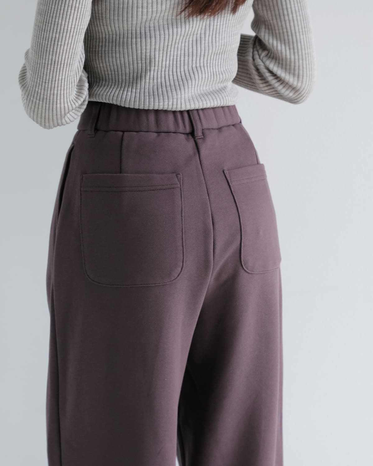 CLANE(クラネ)ツータックスウェットパンツ 19110-7262