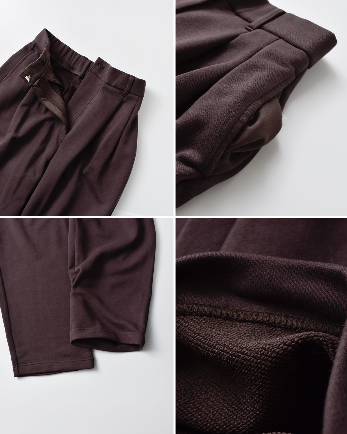 CLANE(クラネ)ツータックスウェットパンツ 19110-7262