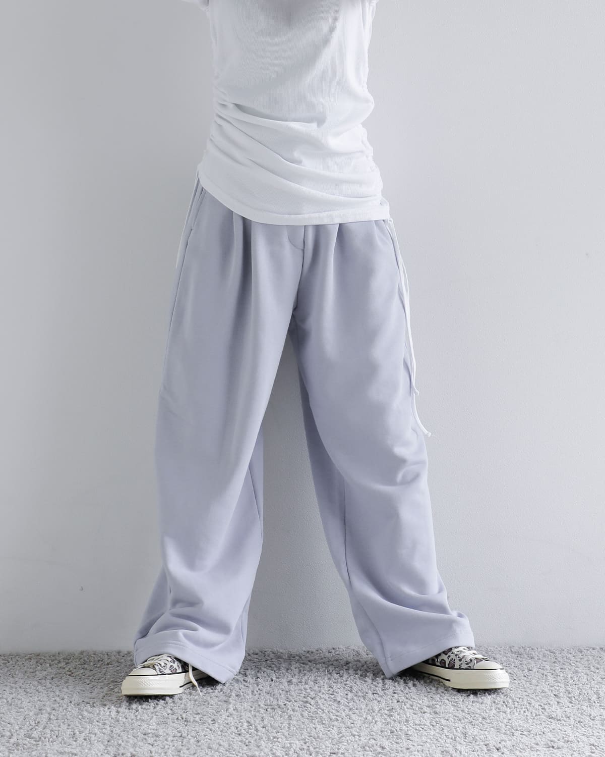 CLANE(クラネ)ツータックスウェットパンツ 19110-7262