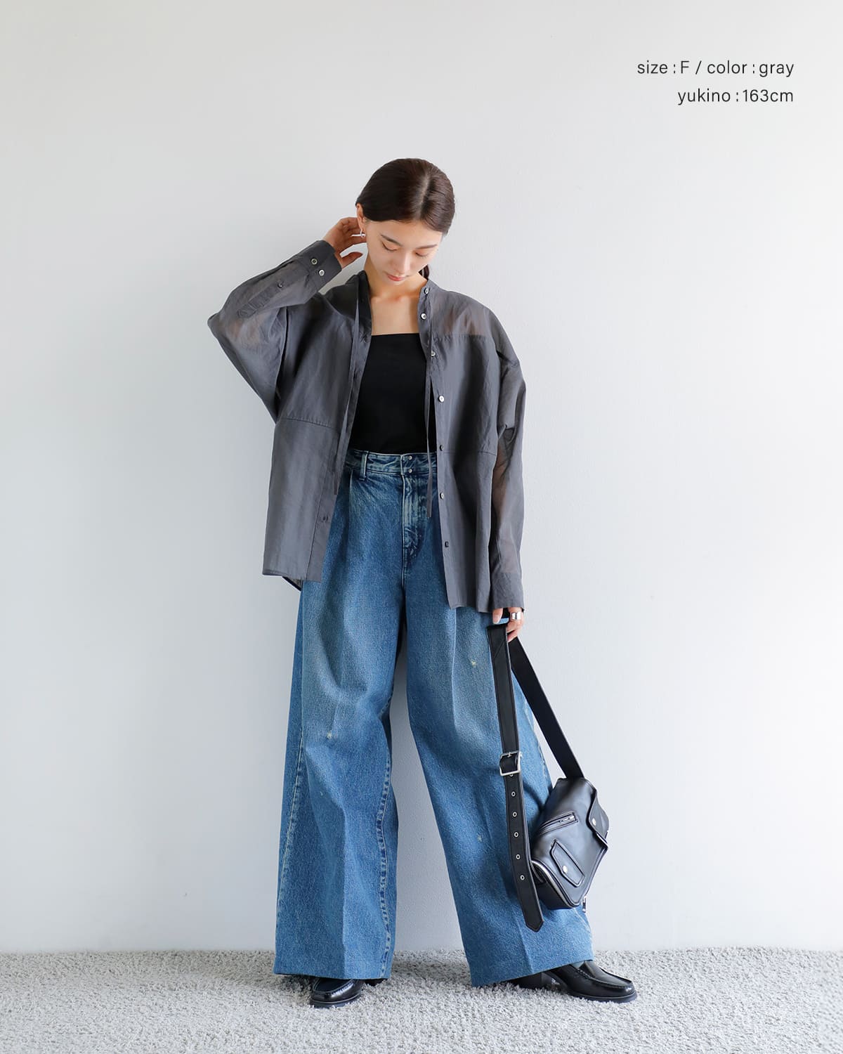 CLANE(クラネ)シアードルマンシャツ 19122-4052