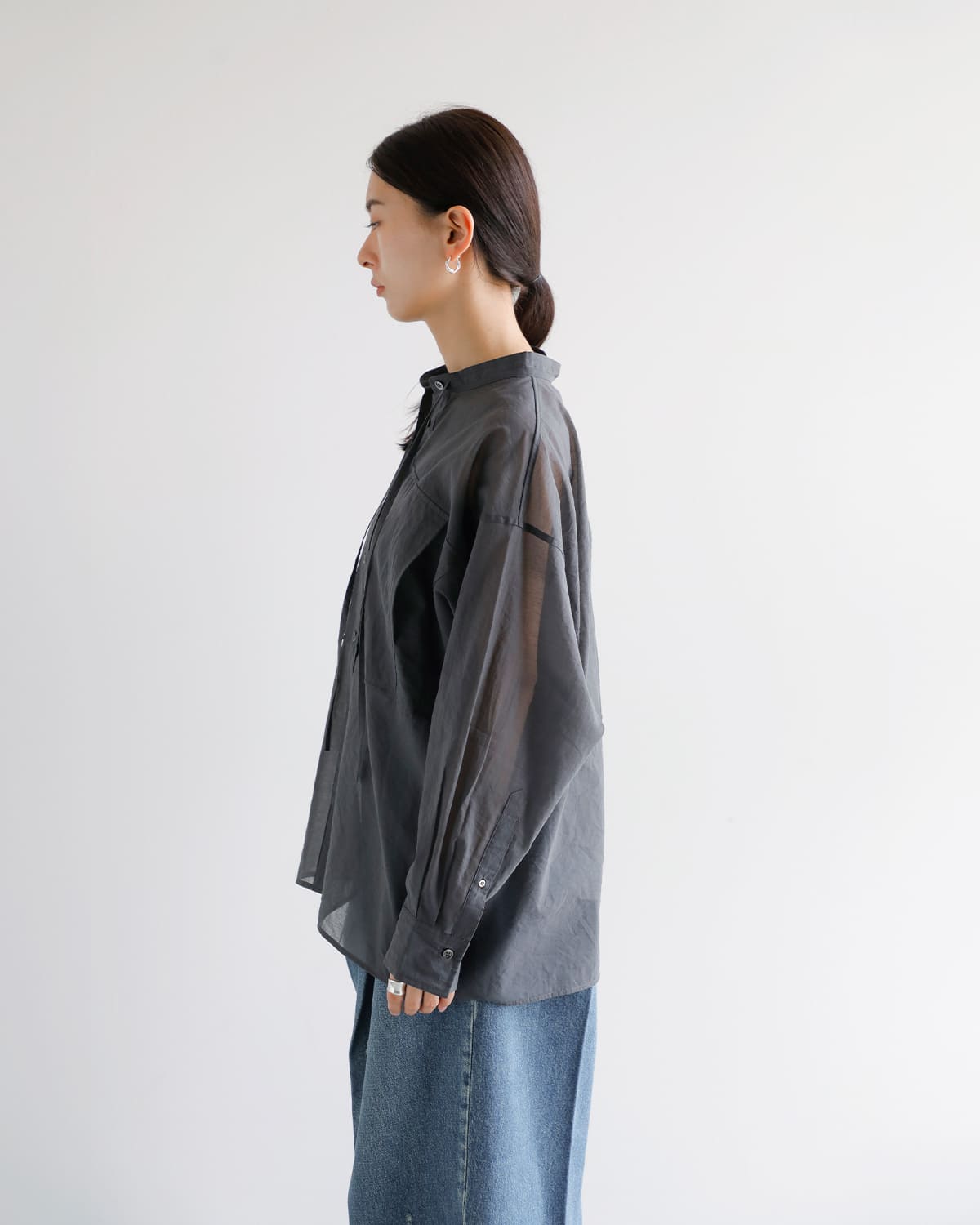 CLANE(クラネ)シアードルマンシャツ 19122-4052