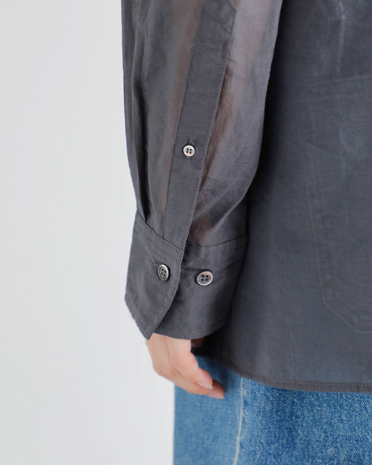 CLANE(クラネ)シアードルマンシャツ 19122-4052