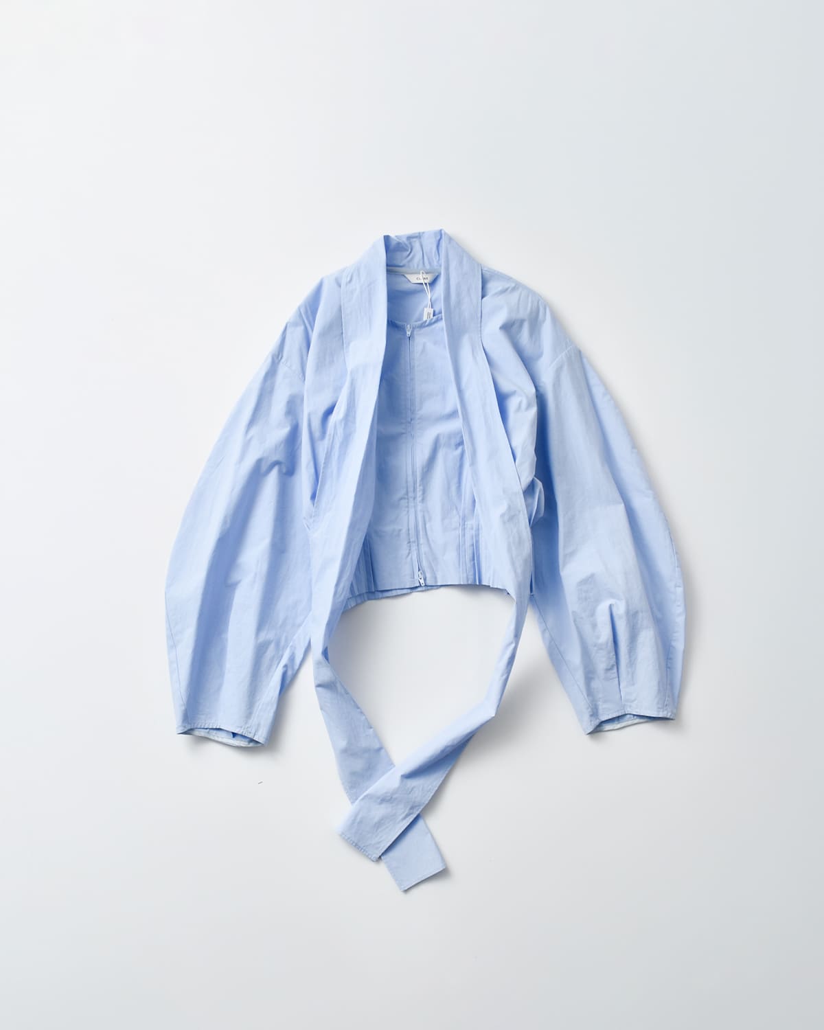 CLANE(クラネ)リボンジップシャツ 19122-4232