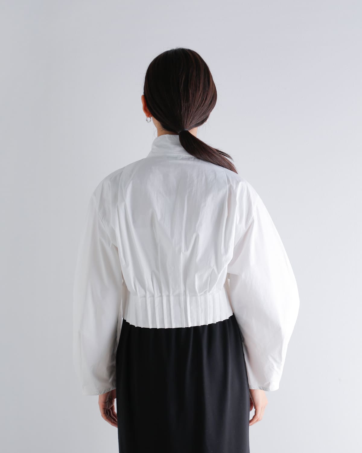 CLANE(クラネ)リボンジップシャツ 19122-4232