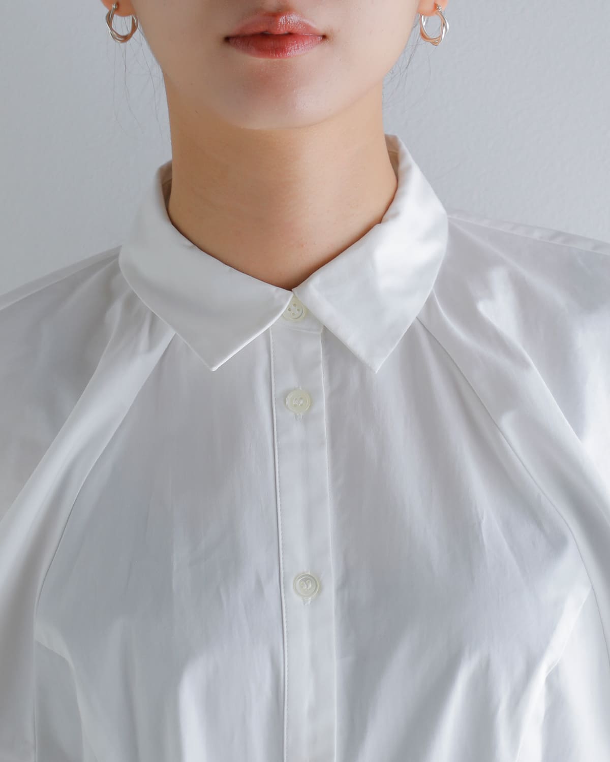 CLANE(クラネ)ボリュームスリーブシャツ 19122-4252