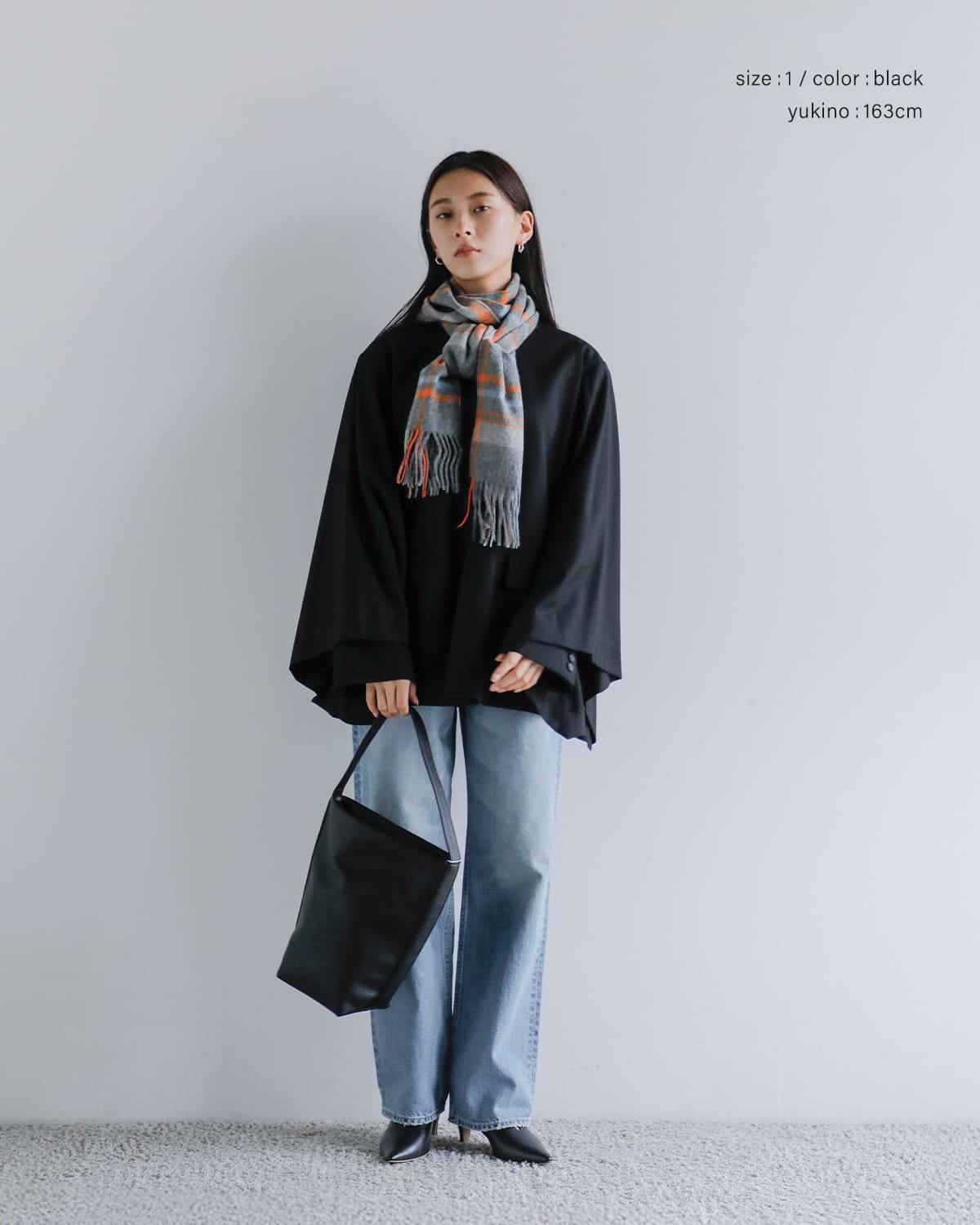 CLANE(クラネ)ジャケットディテールケープトップス 19122-4292