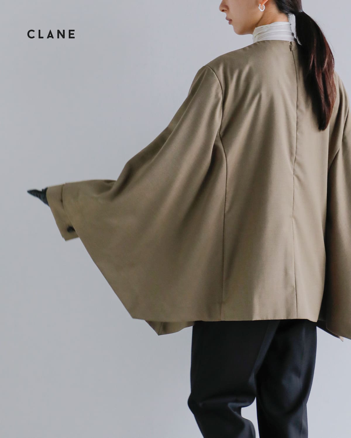 CLANE(クラネ)ジャケット ディテール ケープ トップス19122-4292