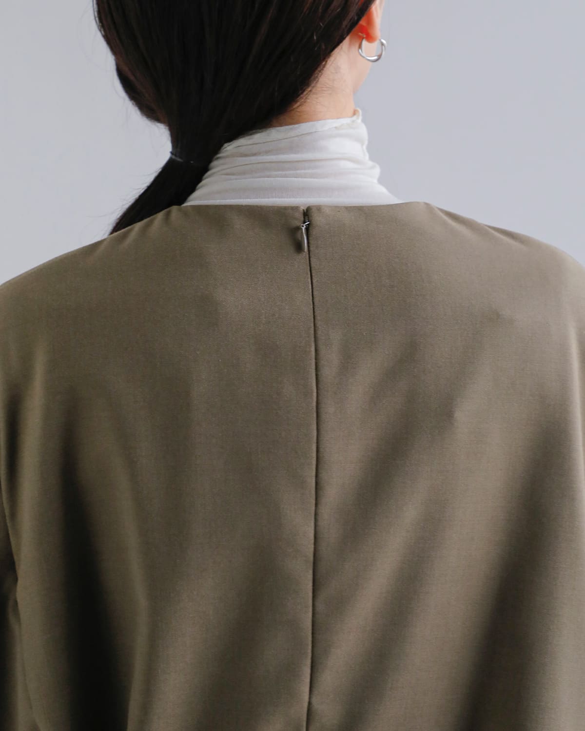 CLANE(クラネ)ジャケットディテールケープトップス 19122-4292