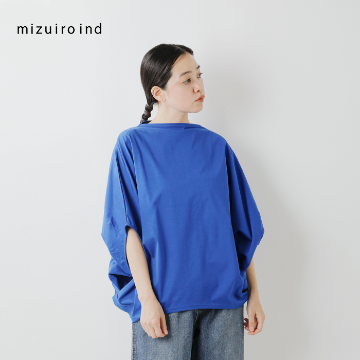 30%OFF】mizuiro ind ミズイロインド コットン ボートネック