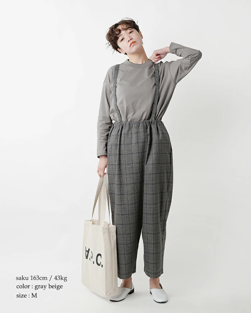 TRAVAIL MANUEL(トラバイユマニュアル)コットン クラシック天竺 クルーネック ロングスリーブ バインダー Tシャツ 2008-same2