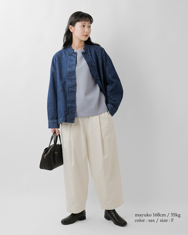 TRAVAIL MANUEL(トラバイユマニュアル)コットンダンボールプルオーバー2042