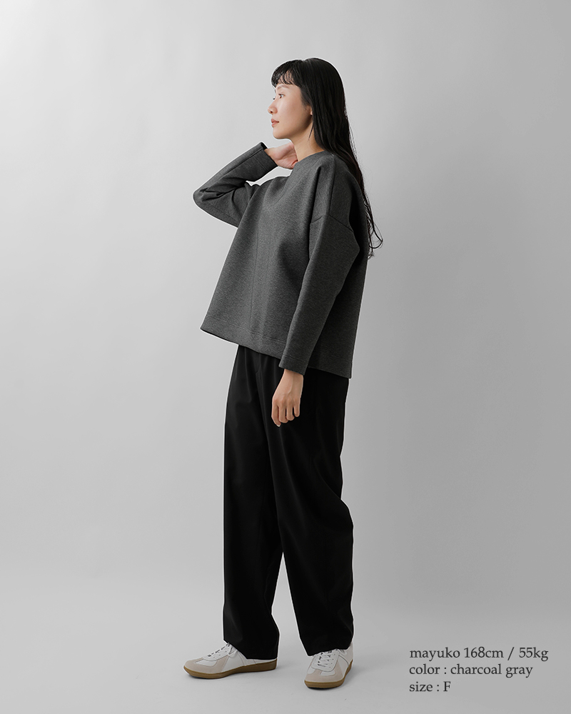 TRAVAIL MANUEL(トラバイユマニュアル)コットンダンボールプルオーバー2042