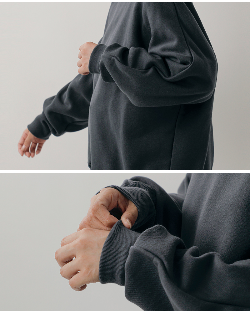 TRAVAIL MANUEL(トラバイユマニュアル)コットンフレンチテリードルマンプルオーバー2043-same1