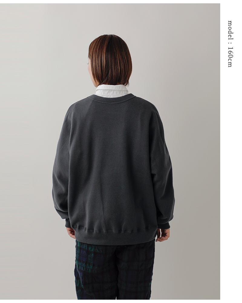 TRAVAIL MANUEL(トラバイユマニュアル)コットンフレンチテリードルマンプルオーバー2043-same1