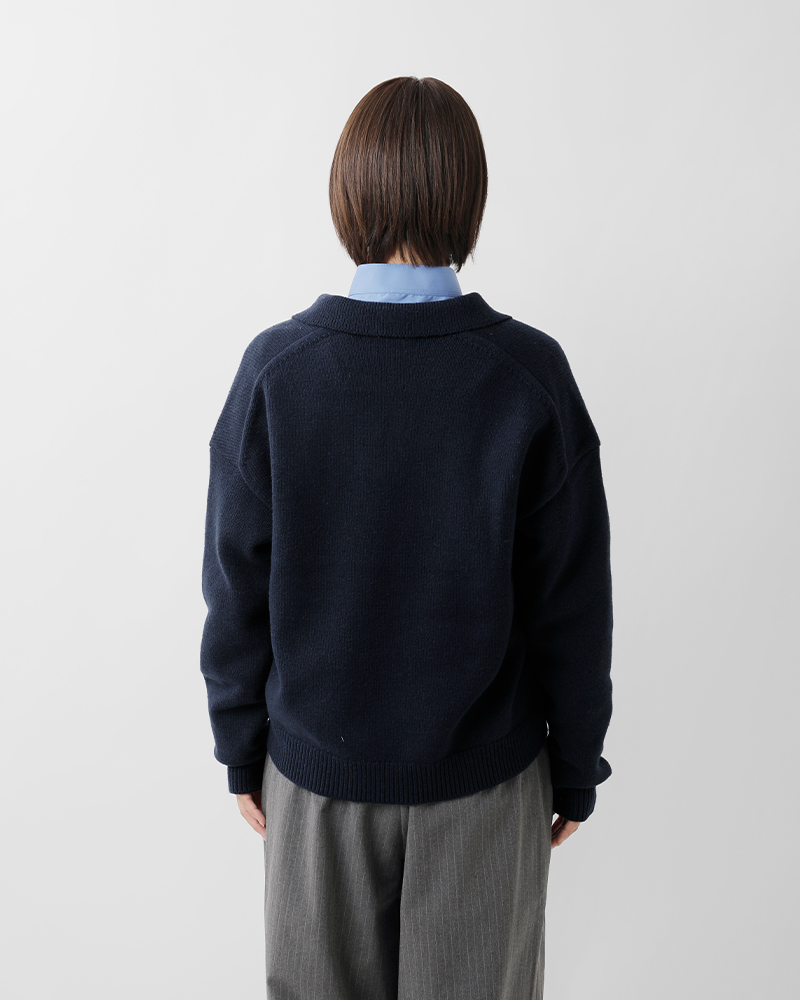 EMMACULATE(エマキュレイト)コットン天竺襟付きプルオーバー2254k-52386