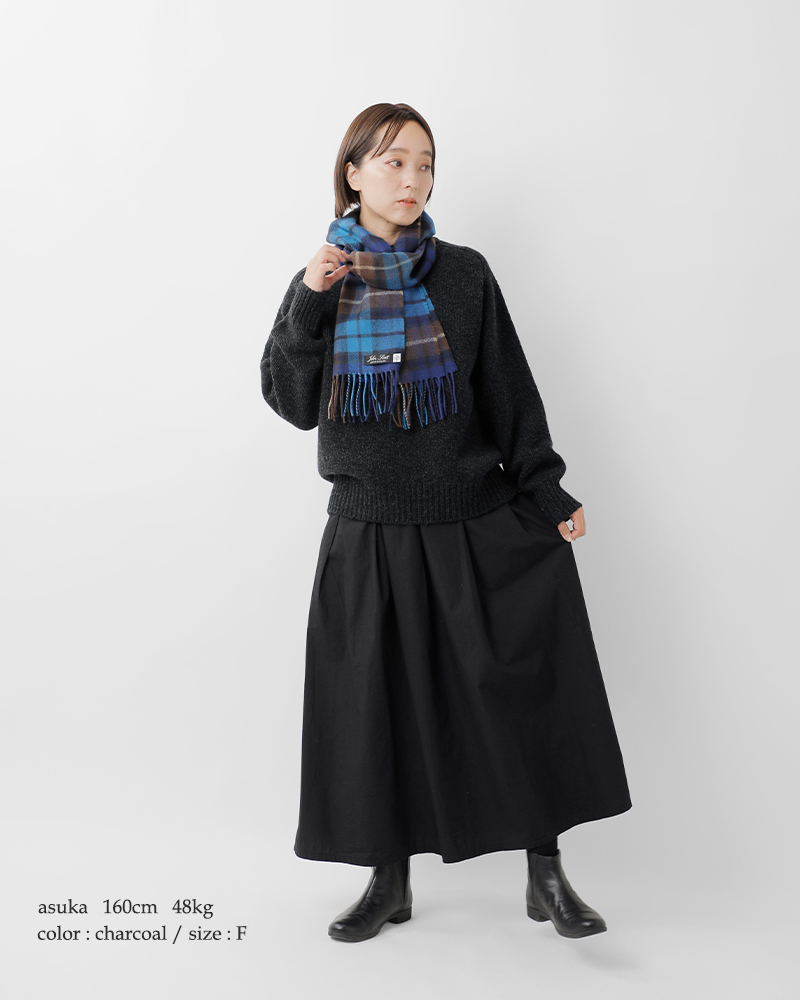 EMMACULATE(エマキュレイト)ウールカシミヤローゲージニットプルオーバー2254k-54390