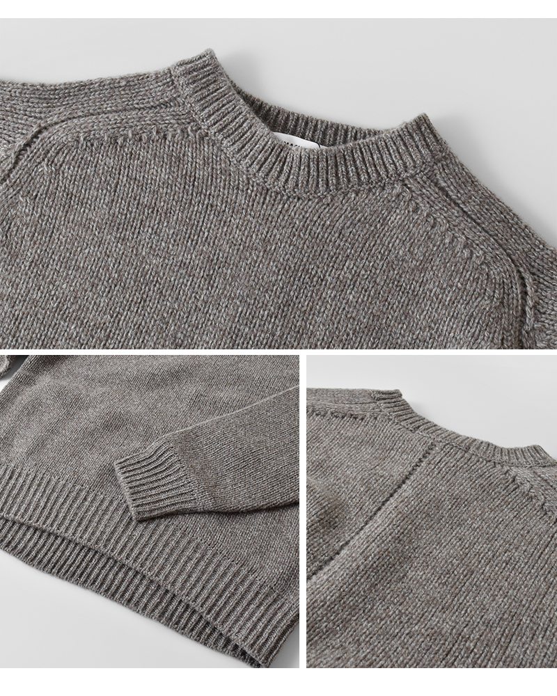 EMMACULATE(エマキュレイト)ウールカシミヤローゲージニットプルオーバー2254k-54390