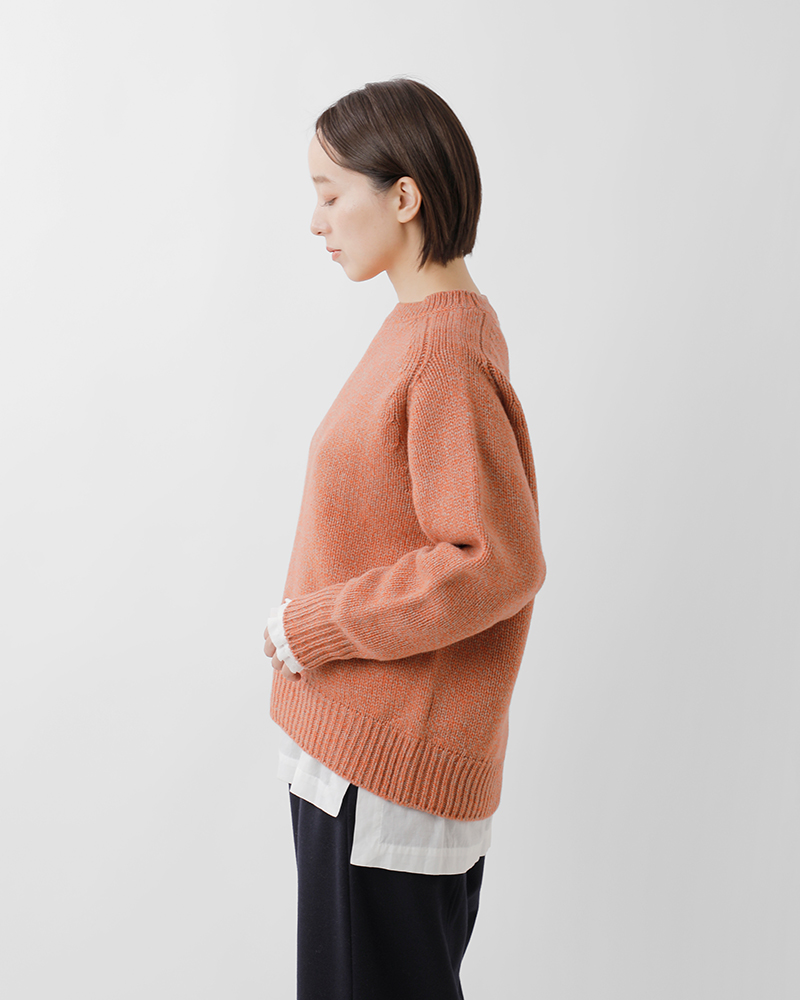 EMMACULATE(エマキュレイト)ウールカシミヤローゲージニットプルオーバー2254k-54390