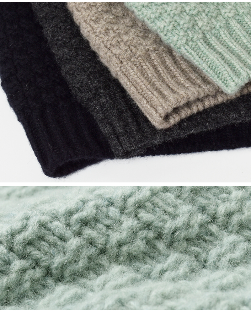 EMMACULATE(エマキュレイト)ウールカシミヤポップコーンニットプルオーバー2254k-54392