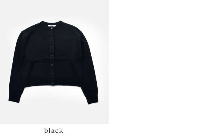 EMMACULATE(エマキュレイト)スーパーファインメリノウールクルーネックショートカーディガン2254k-56405