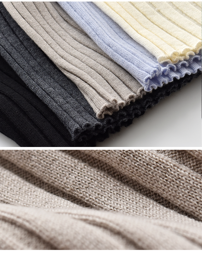 EMMACULATE(エマキュレイト)エキストラファインウールワイドリブプルオーバー2254k-56412