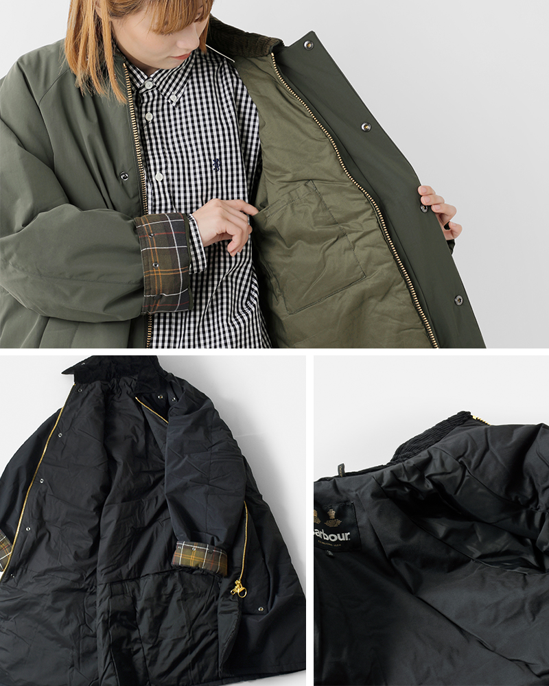 F*A様 Barbour バブア　黒 モッズコート フード付き 10チェック裏地 Barbour モッズコート コート “Heritage + / ヘリテージ プラス