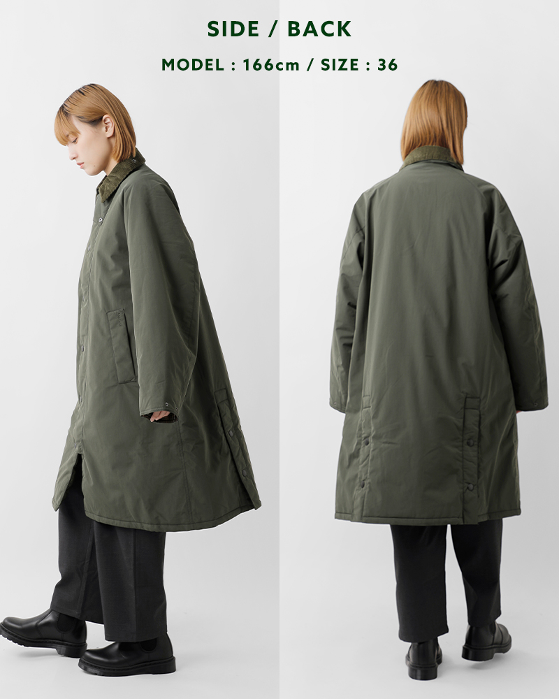 Barbour レディース　コート　サイズ42 Barbour パデッド エクスモア コート “PADDED EXMOOR COAT