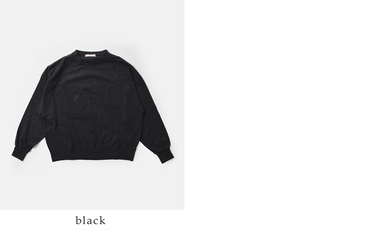 fabrique en planete terre(ファブリケ アン プラネテール)コットンオーバーサイズ長袖プルオーバー252-018