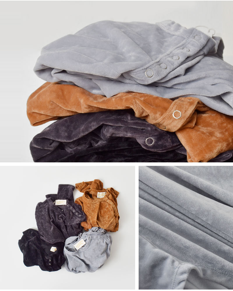 CaRouseLamBRa(ケラウズランブラ)クラッシュベロアドット長袖クルーネックプルオーバー252-434