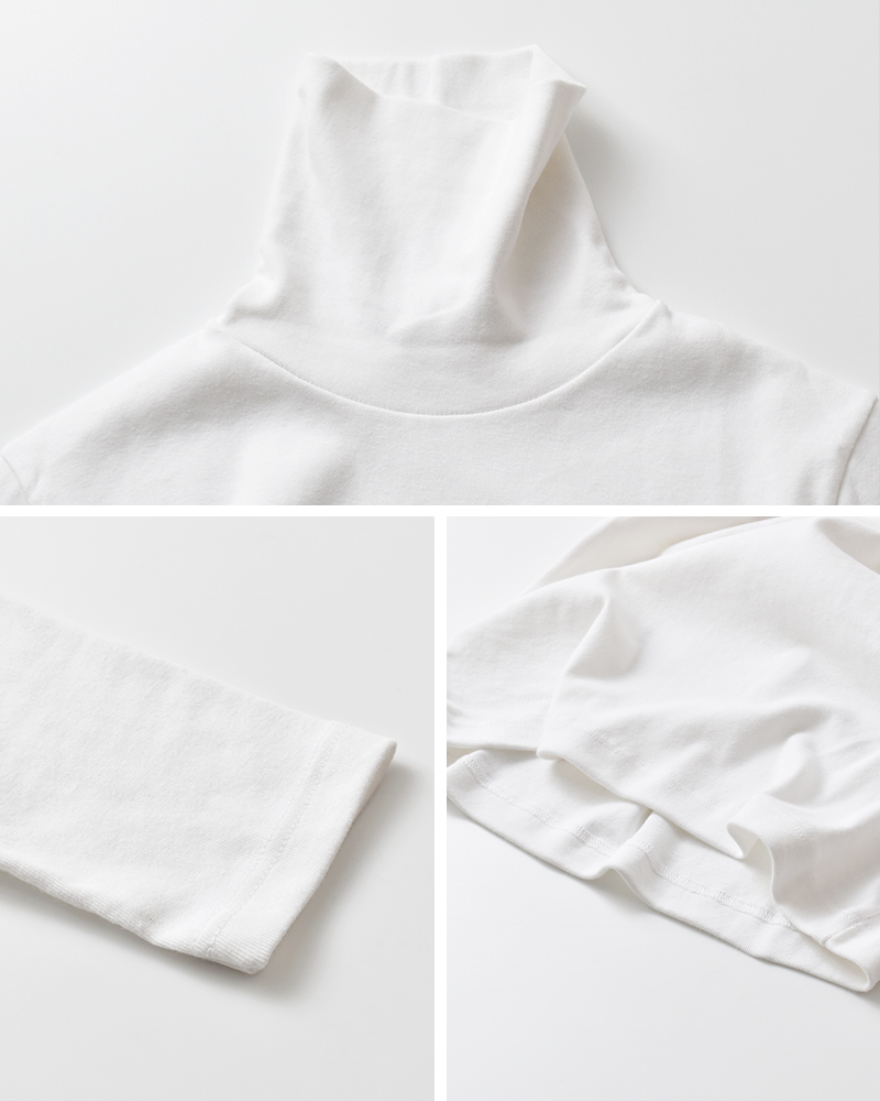 GICIPI(ジチピ)コットンタートルネックロングスリーブTシャツ“PREZZEMOLO”2520a