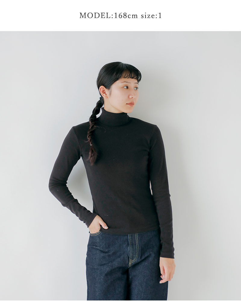 GICIPI(ジチピ)コットンタートルネックロングスリーブTシャツ“PREZZEMOLO”2520a