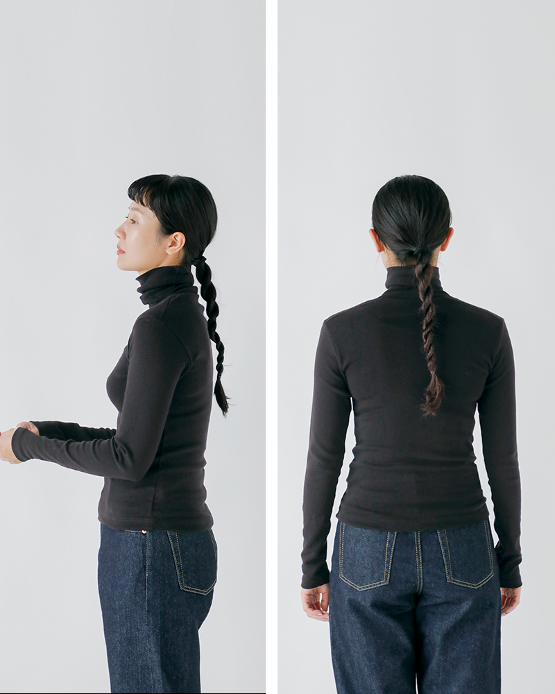 GICIPI(ジチピ)コットンタートルネックロングスリーブTシャツ“PREZZEMOLO”2520a