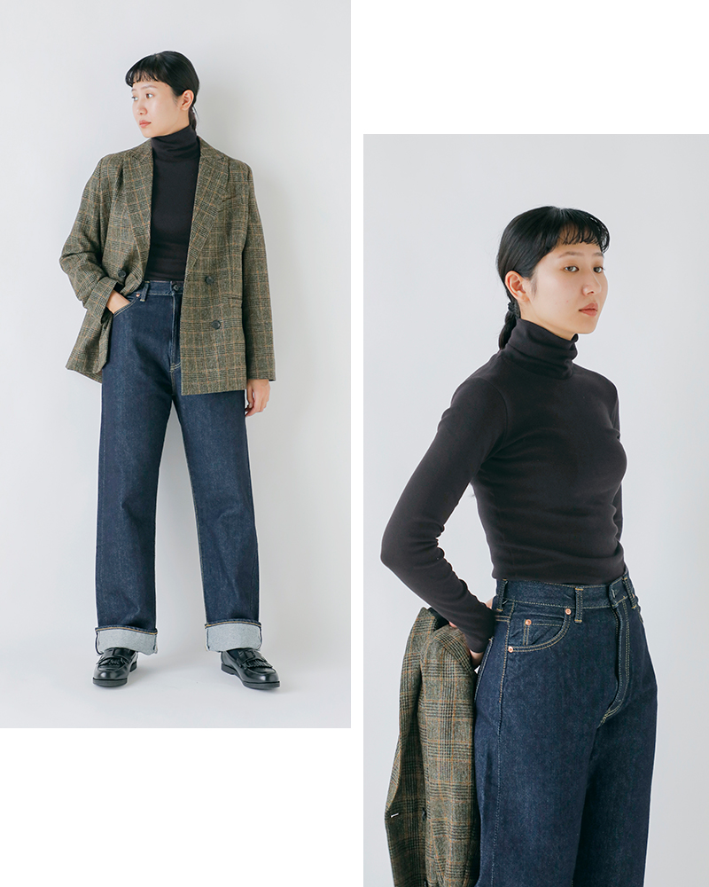 GICIPI(ジチピ)コットンタートルネックロングスリーブTシャツ“PREZZEMOLO”2520a