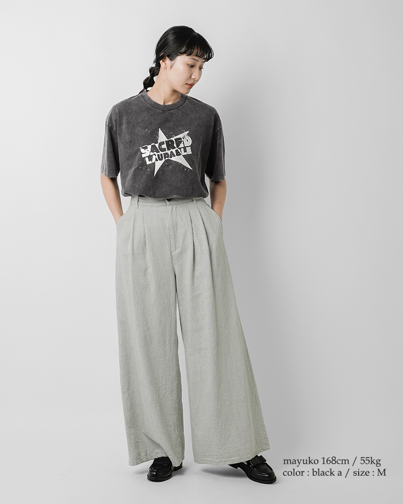 SCREEN STARS(スクリーンスターズ)ケミカル加工クラックプリントTシャツ2522-sscm1