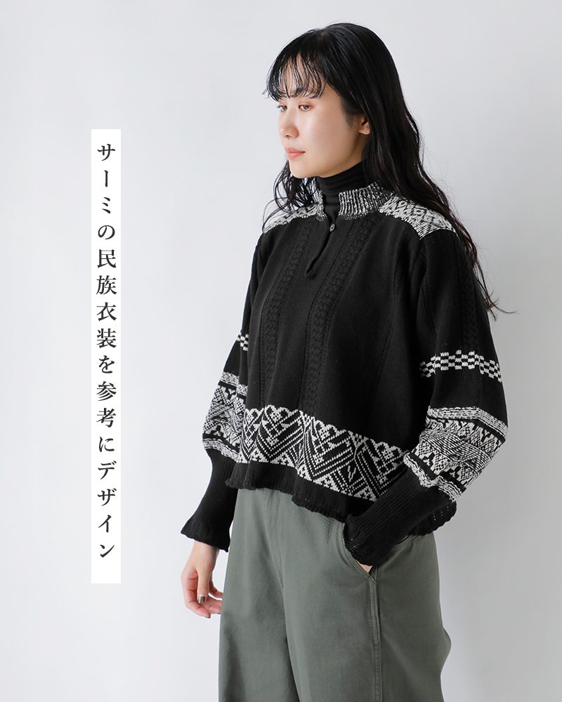 ASEEDONCLOUD(AV[hNEh)ZCREWK[huEXgSeiyakojacquardblouseh252805