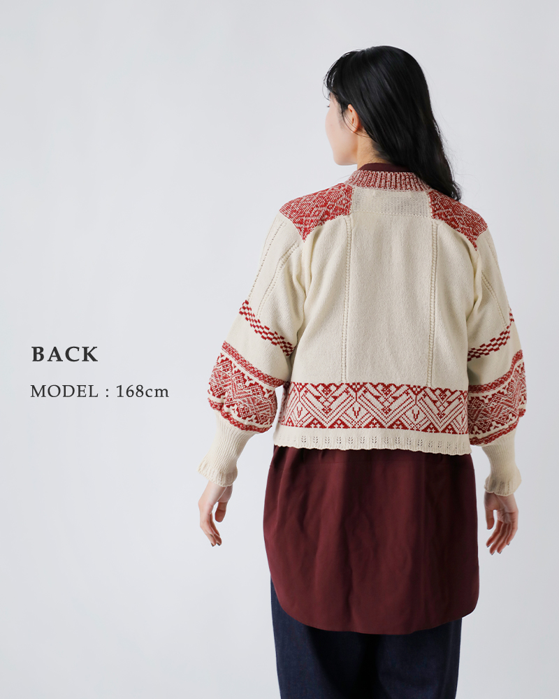 ASEEDONCLOUD(AV[hNEh)ZCREWK[huEXgSeiyakojacquardblouseh252805