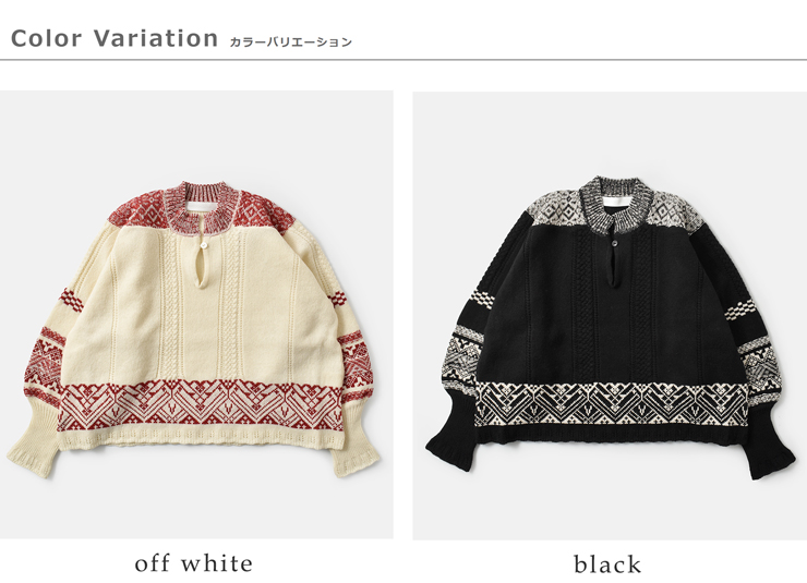 ASEEDONCLOUD(AV[hNEh)ZCREWK[huEXgSeiyakojacquardblouseh252805