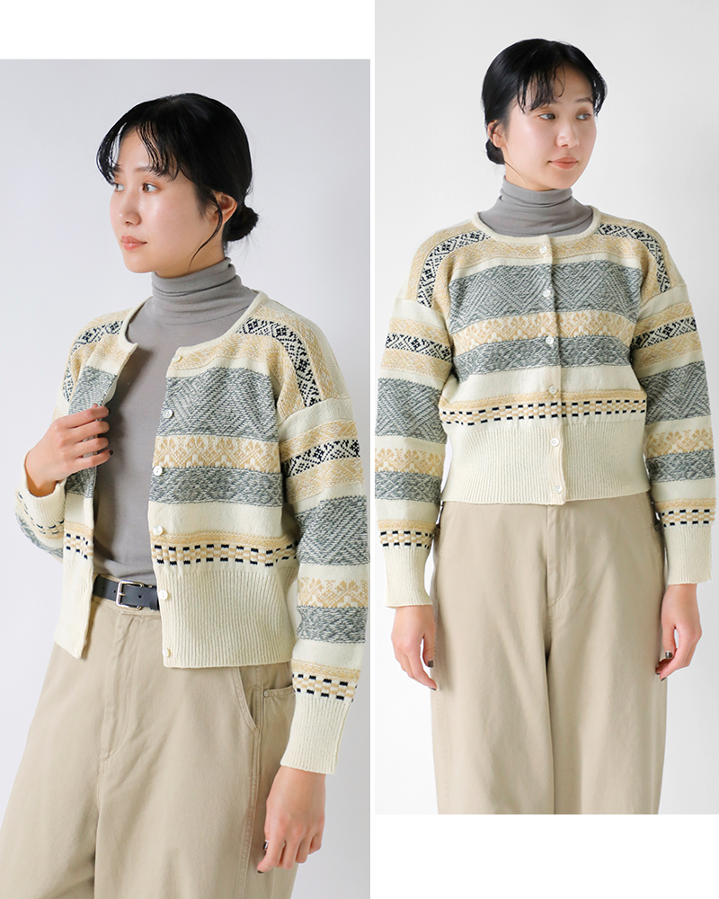 ASEEDONCLOUD(AV[hNEh)ZCREWK[hJ[fBKgSeiyakoujacquardcardiganh252807