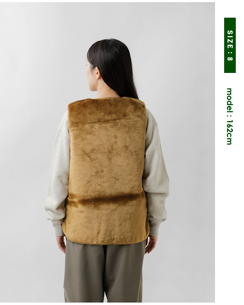 Barbour(バブアー)カリンフェイクファージレ“KARINFAUXFURGILET”252lgi0201