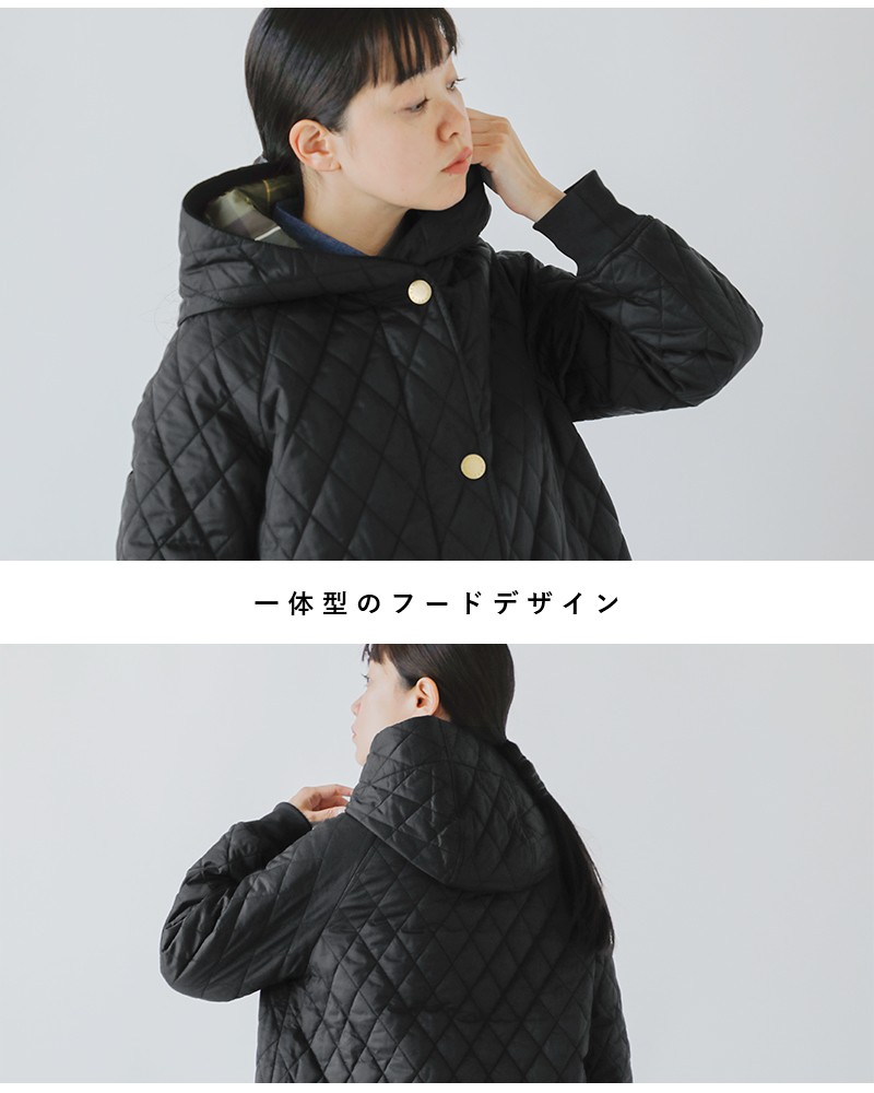 新品未使用　ジャケット BARBOUR バブアー キルティング ナイロンジャケット 刺繍