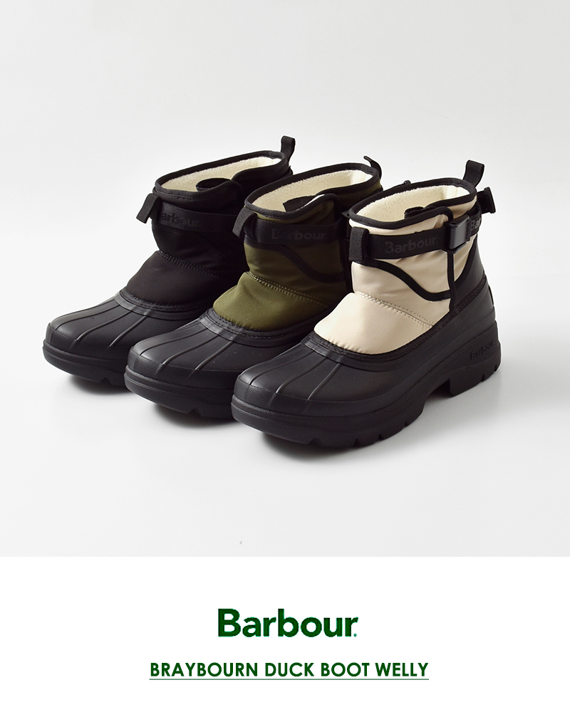Barbour(バブアー)バックルショートダックブーツウェリー“BRAYBOURNDUCKBOOTWELLY”252lrf0120