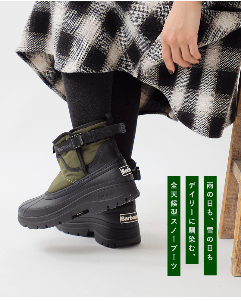 Barbour(バブアー)バックルショートダックブーツウェリー“BRAYBOURNDUCKBOOTWELLY”252lrf0120