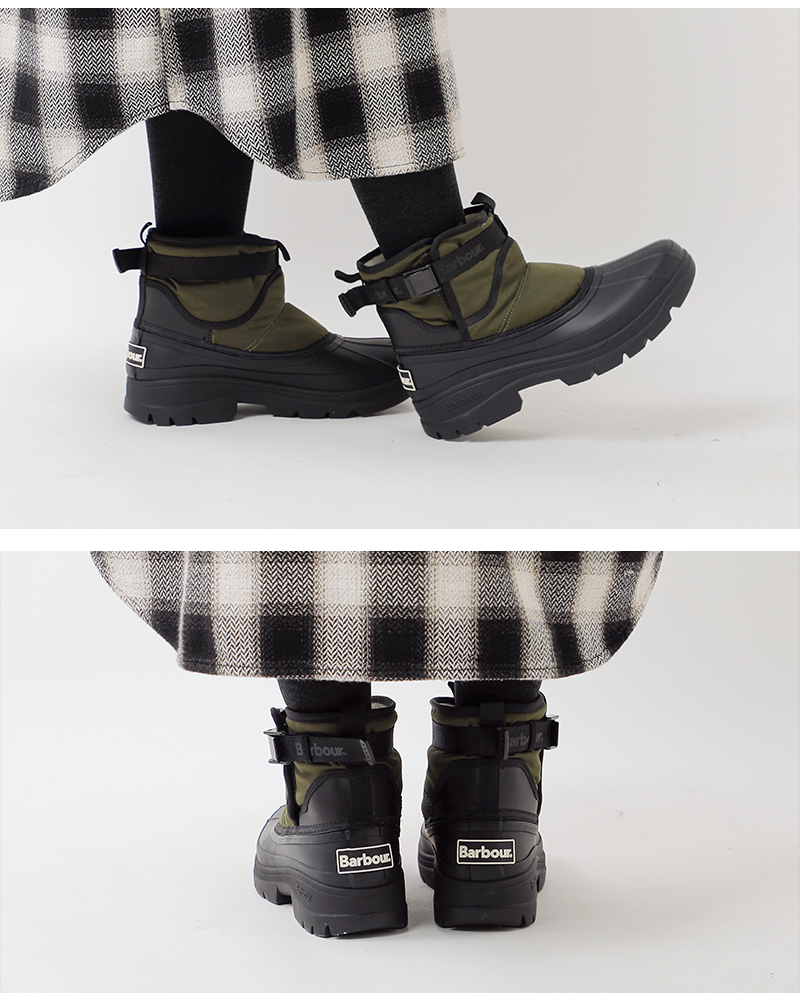 Barbour(バブアー)バックルショートダックブーツウェリー“BRAYBOURNDUCKBOOTWELLY”252lrf0120