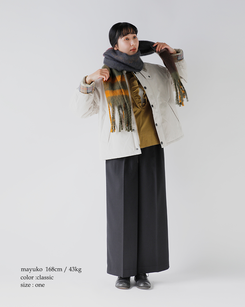 Barbour(バブアー)タータンチェックブークレスカーフ“ISLATARTANBOUCLESCARF”252lsc0293