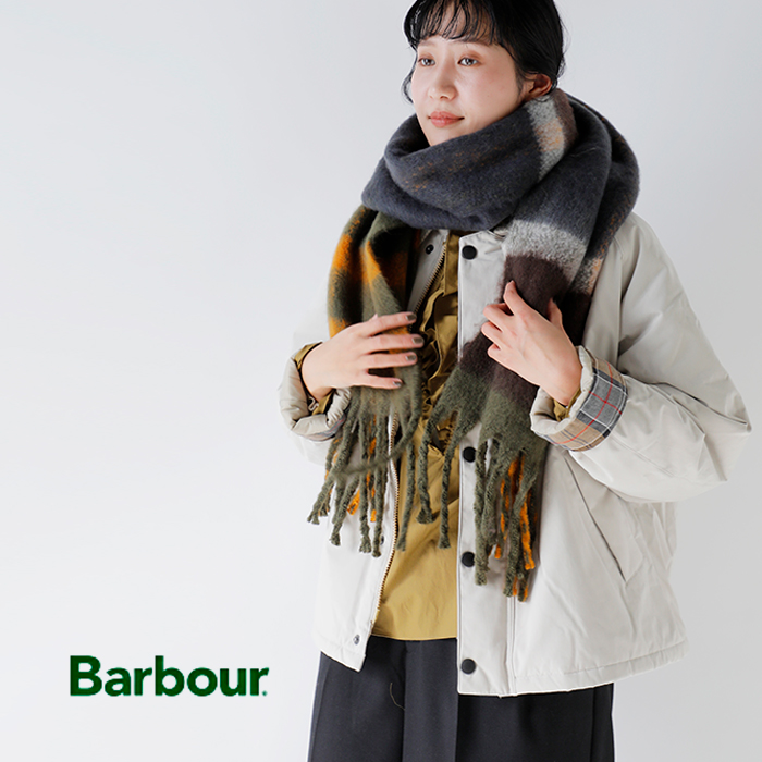 Barbour(バブアー)タータンチェックブークレスカーフ“ISLATARTANBOUCLESCARF”252lsc0293