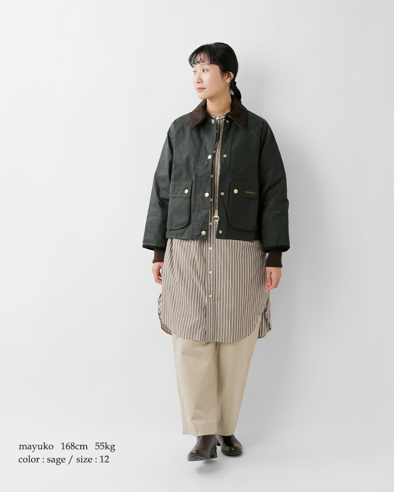 Barbour(バブアー)クロップドビードネルワックスジャケット“CROPPEDBEADNELLWAXJACKET”252lwx1403