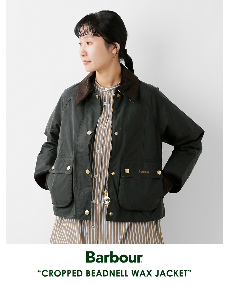 Barbour(バブアー)クロップドビードネルワックスジャケット“CROPPEDBEADNELLWAXJACKET”252lwx1403