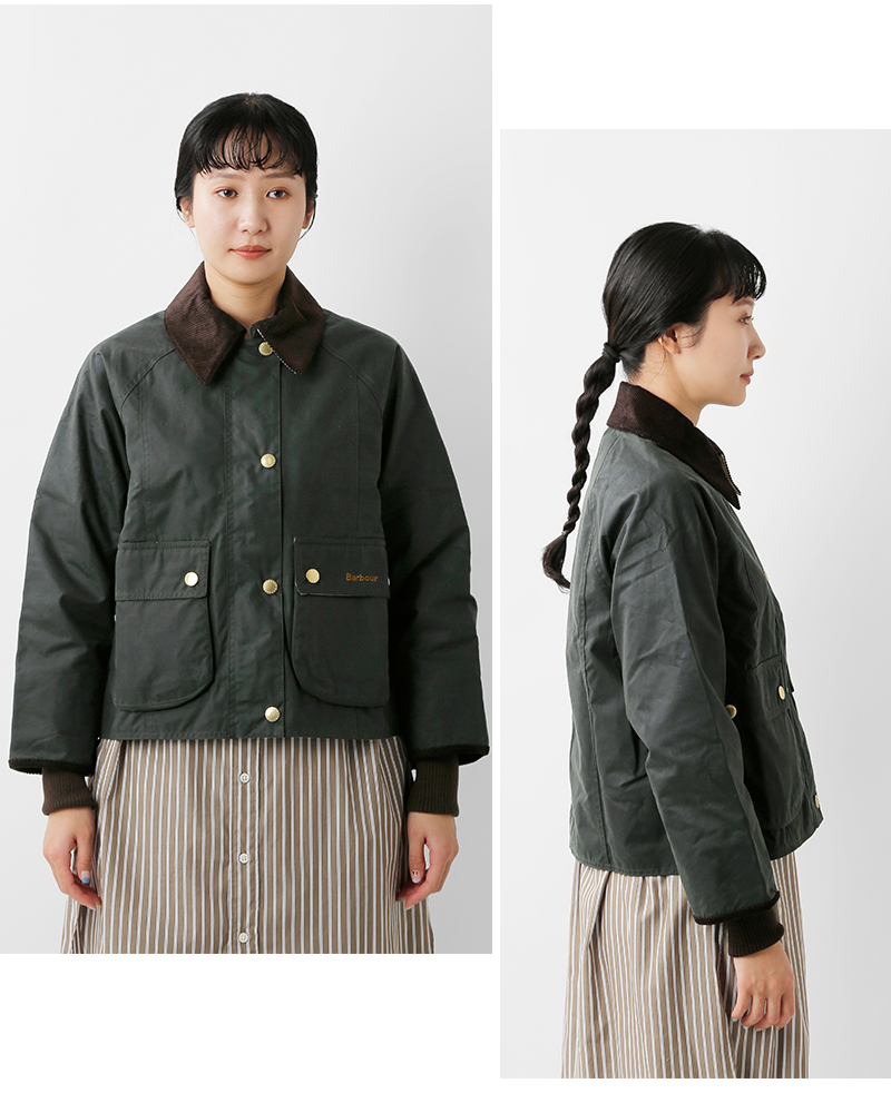 Barbour(バブアー)クロップドビードネルワックスジャケット“CROPPEDBEADNELLWAXJACKET”252lwx1403