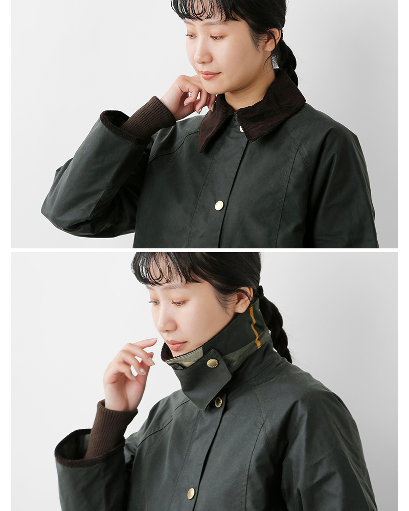 Barbour(バブアー)クロップドビードネルワックスジャケット“CROPPEDBEADNELLWAXJACKET”252lwx1403