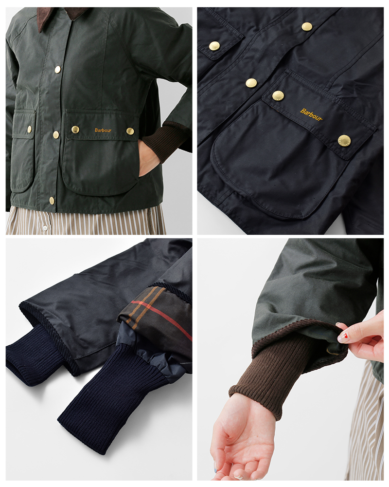 Barbour(バブアー)クロップドビードネルワックスジャケット“CROPPEDBEADNELLWAXJACKET”252lwx1403